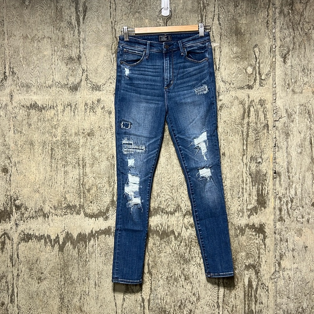 Abercrombie & Fitch Simone high rise super skinny jeans pants size 27